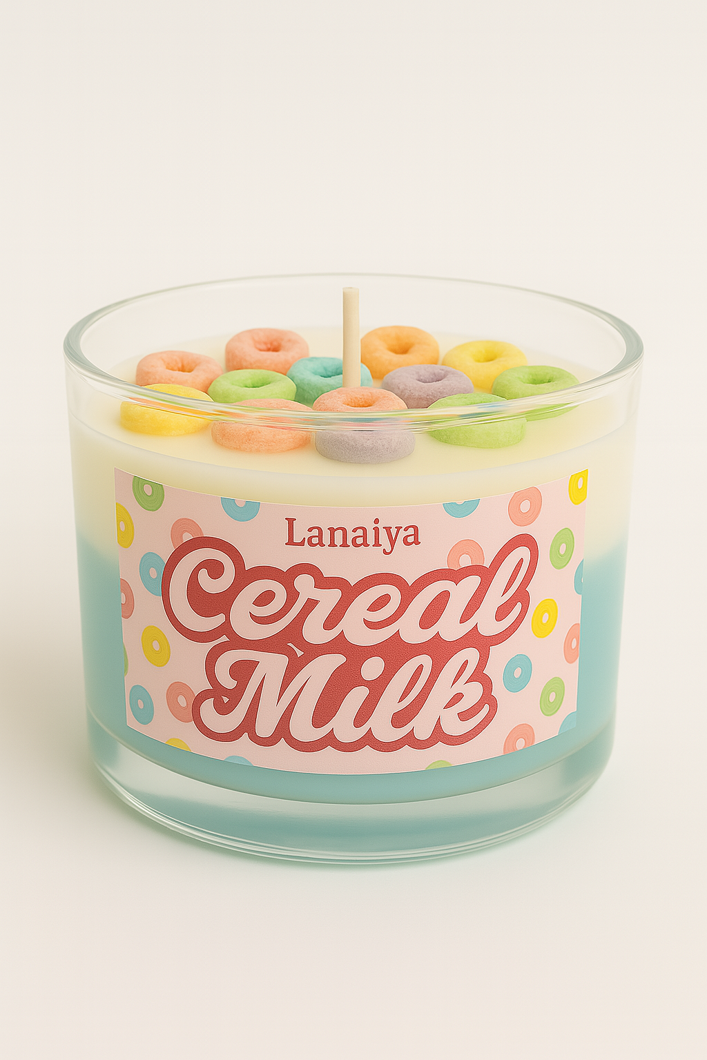 Cereal milk candle