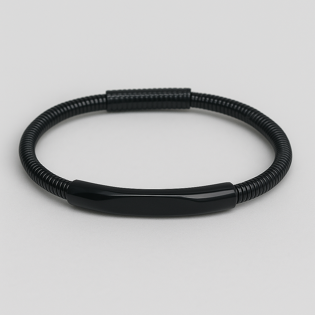 Coil Flex Bracelet – Jet Black Edition