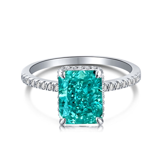 Green ring | 925 Silver