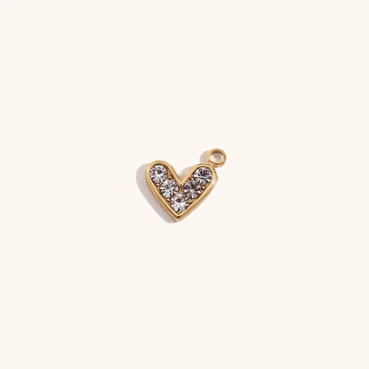 White heart pendant