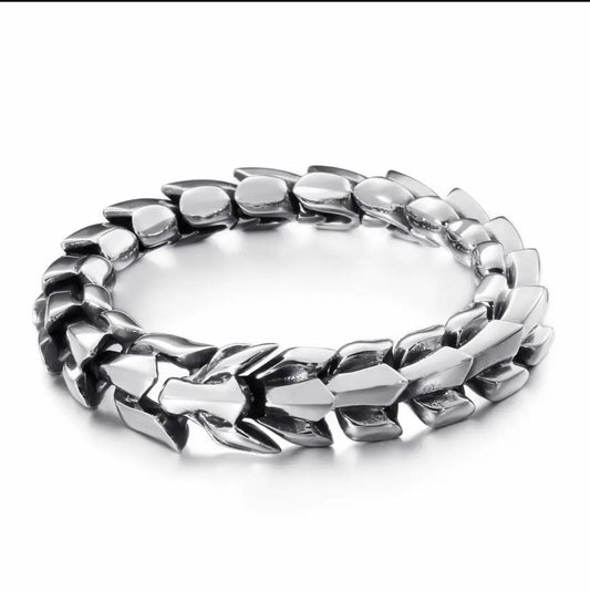 wolf headed bracelet