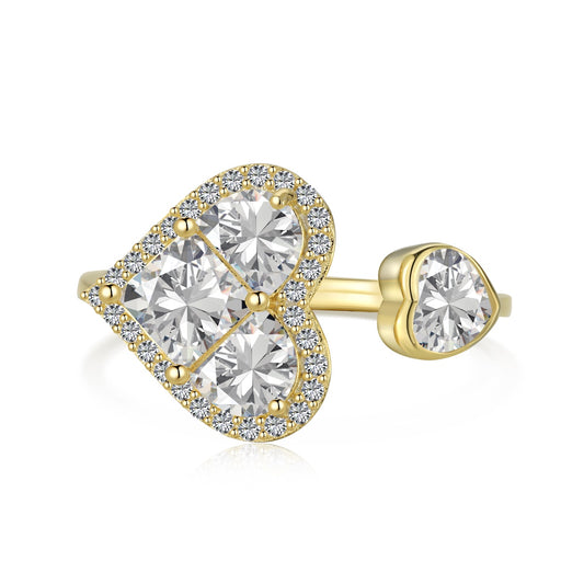 Anillo de corazón | Plata 925