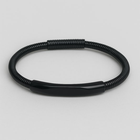 Coil Flex Bracelet – Jet Black Edition